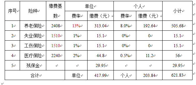 社保缴费记录查询